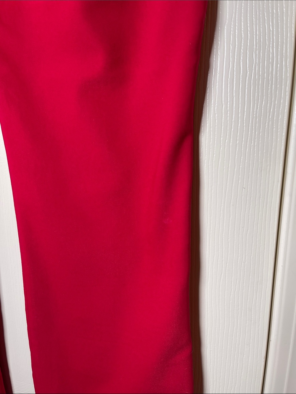 Express Red Boot Cut Ponte Pants - Picture 3 of 8